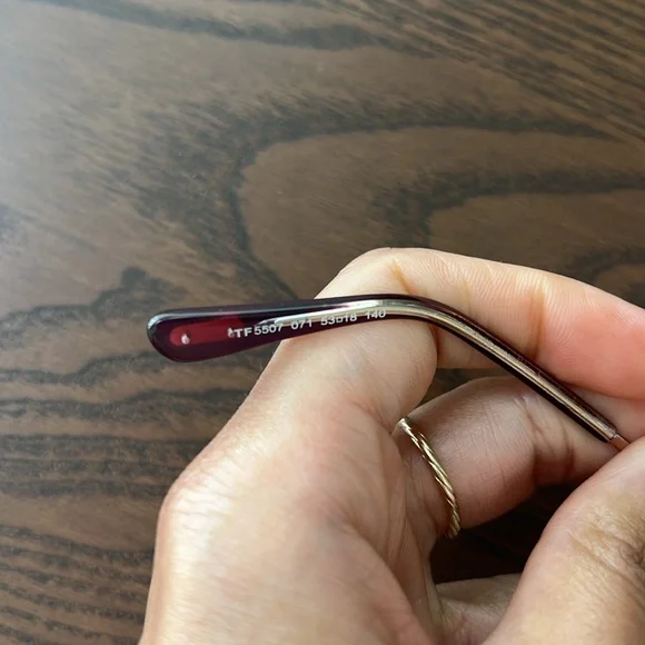 AUTHENTIC Tom Ford Large Square Optical Frame Glasses NWOT - Picture 6 of 8